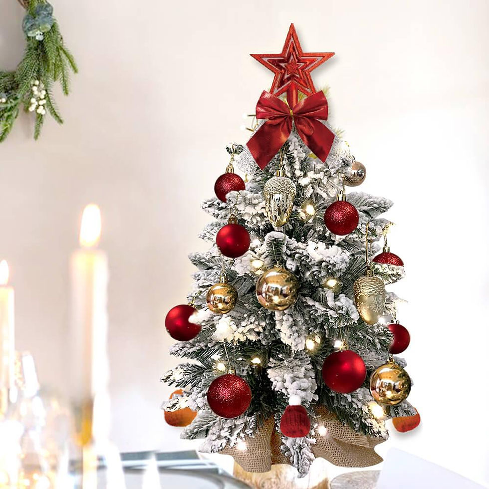 Winter Wonderland 2ft Flocked Snow Mini Christmas Tree