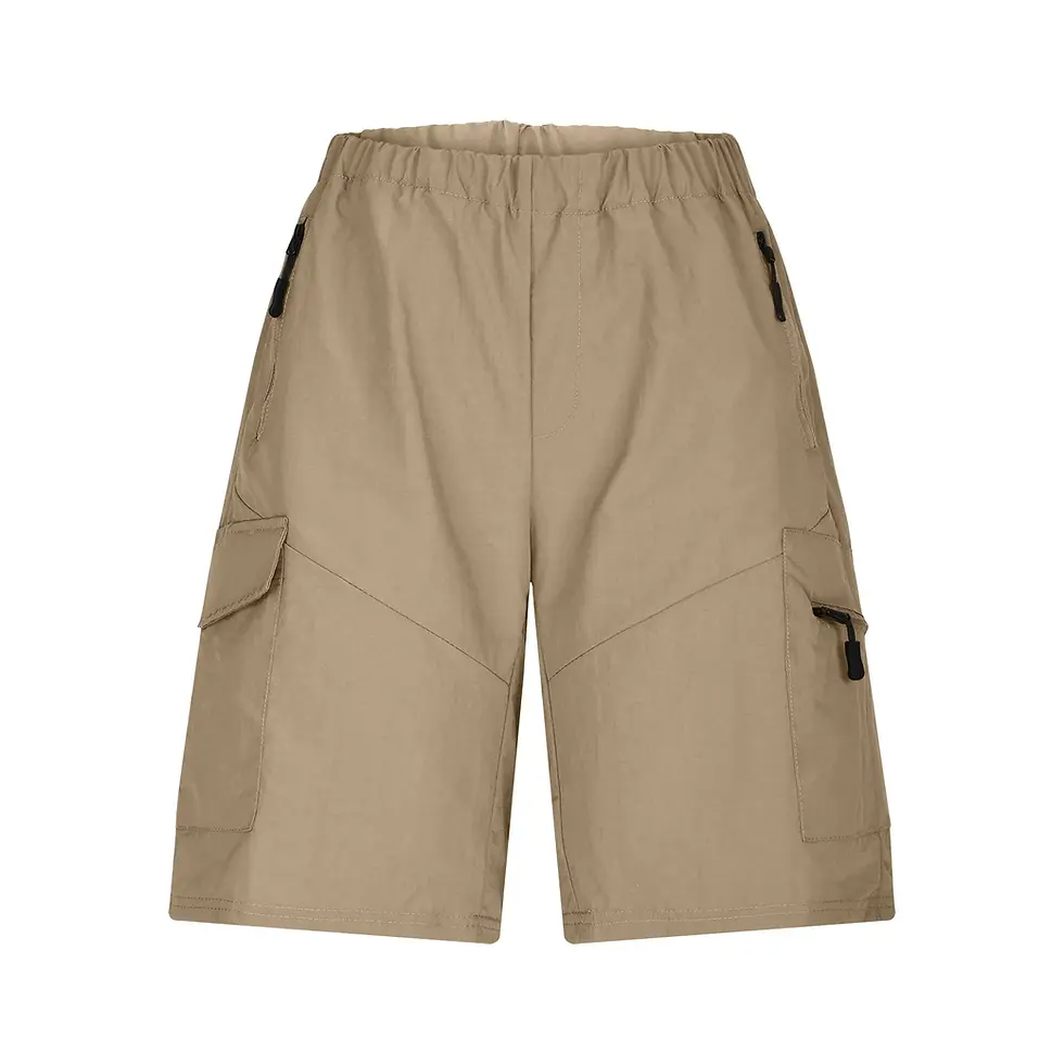 Thumbnail: Multi-Pocket Cargo Zipper Shorts