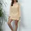 Thumbnail: Sheer Long Sleeve Bikini Cover-Up