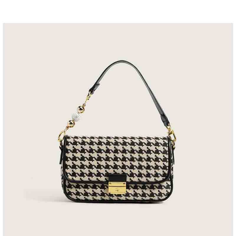 Thumbnail: Houndstooth Shoulder Bag