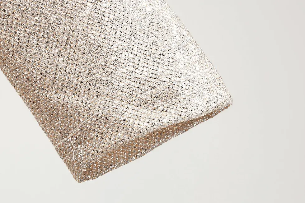 Thumbnail: Sequin V-Neck Long Sleeve Evening Dress