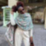 L’Écharpe Impériale – Cashew Pattern Thickened Performance Fiber Scarf