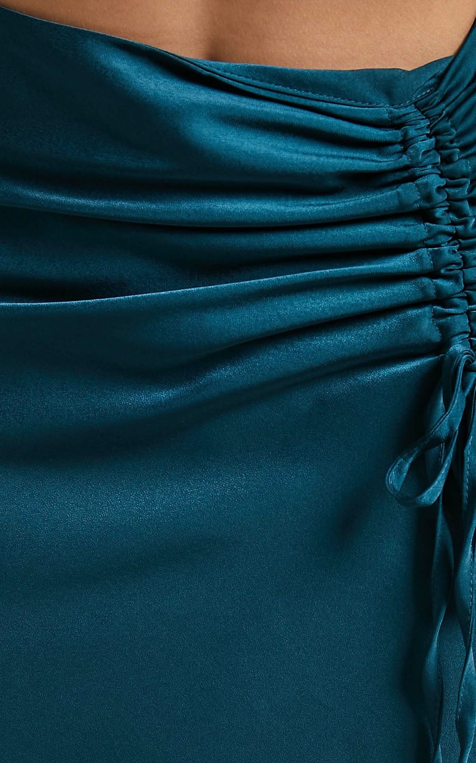 Thumbnail: Midnight Silk High-Waist Mermaid Midi