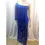 Thumbnail: Blue Sequined Tube Top Slit Evening Dress