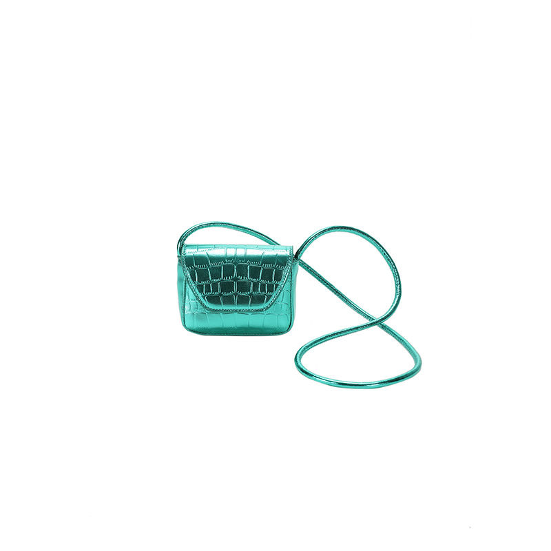 Thumbnail: Stone-Pattern Metallic Compact Crossbody