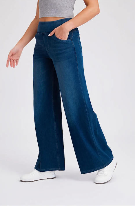 Thumbnail: Midnight Flare – Artisan High-Waisted Curvature Denims