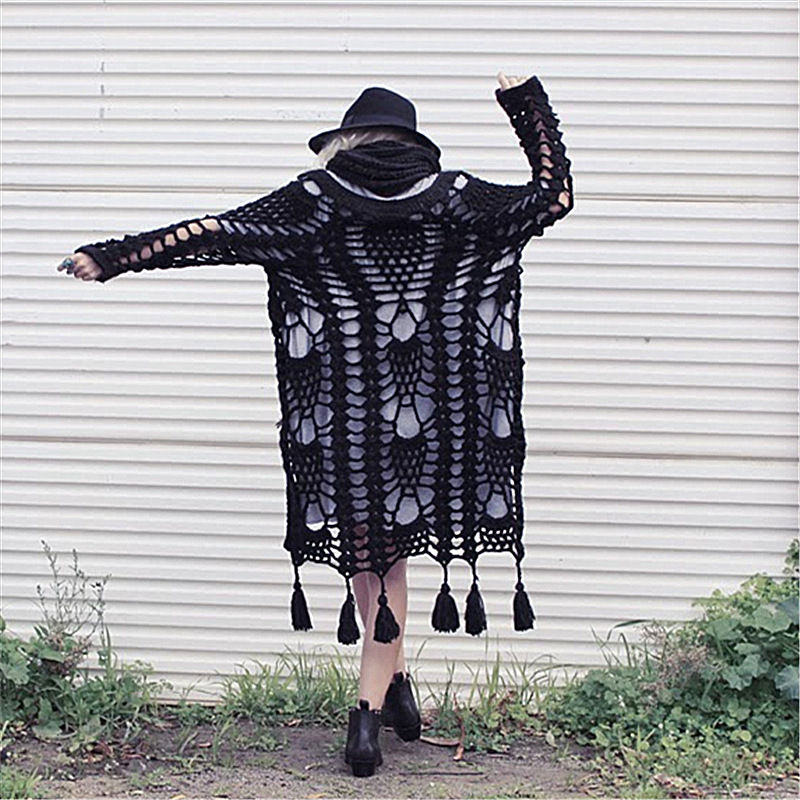 Thumbnail: Wool Loose Knit Cardigan