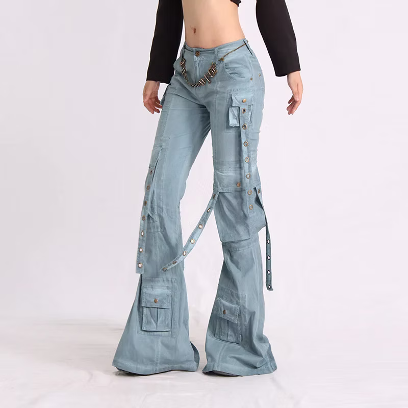 Urban Flare – Artisan Splice High-Waist Performance Jeans