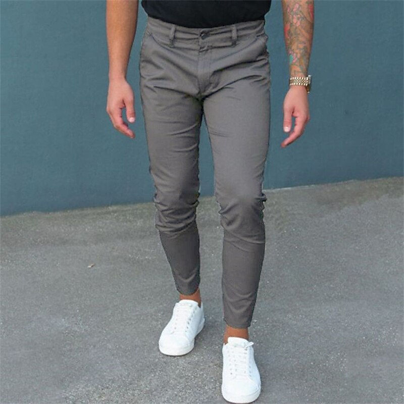Thumbnail: Aura Velocity – Solid Color Meridian Tight Trousers