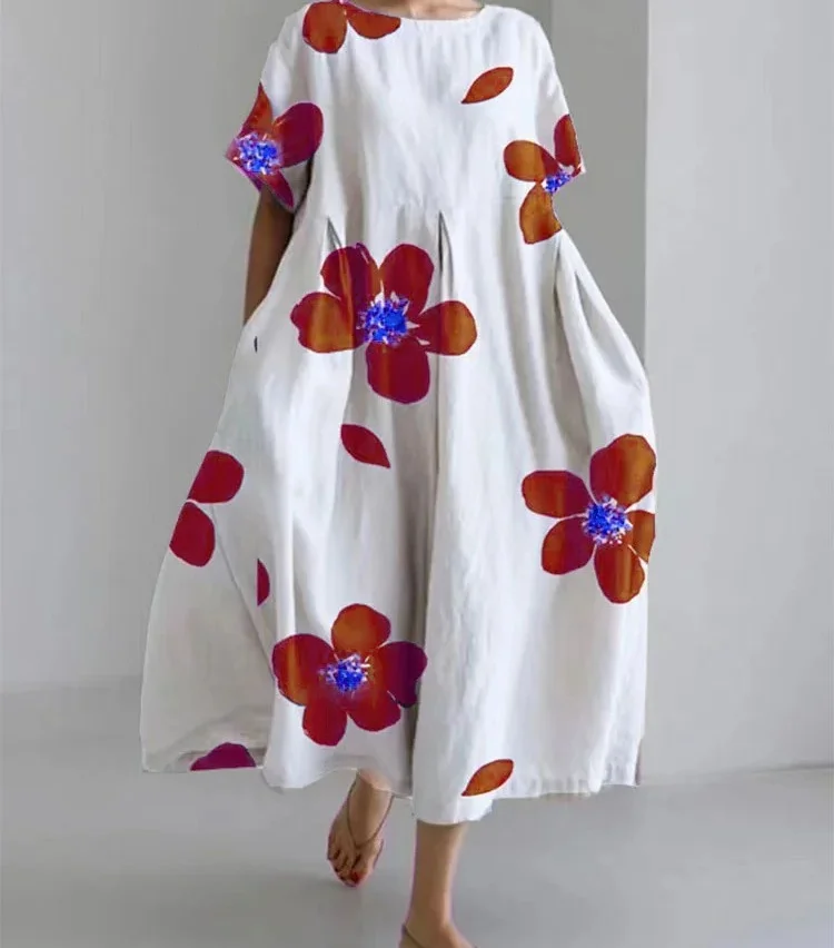 Casual summer dress - This loose-fitting dress offers cool comfort and effortless style for warm weather days.