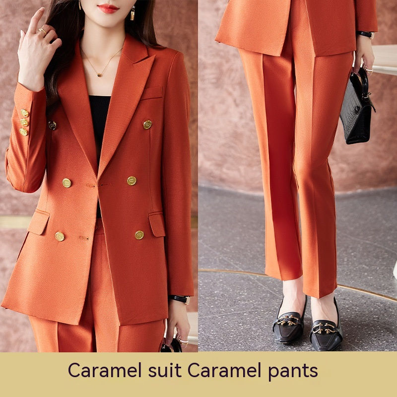 Thumbnail: La Directrice Sophistiquée – Double-Breasted Blazer and Pants Office Suit