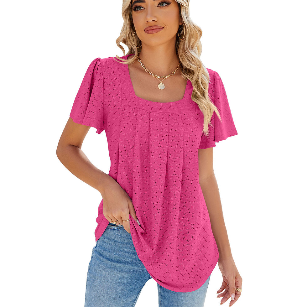Thumbnail: Square Neck Ruffle Top