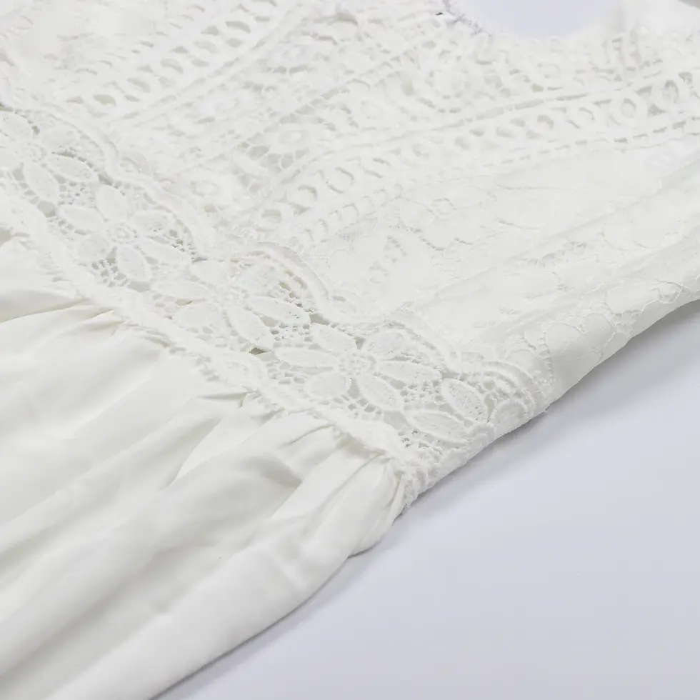 Thumbnail: Lace Splicing Sling Dress