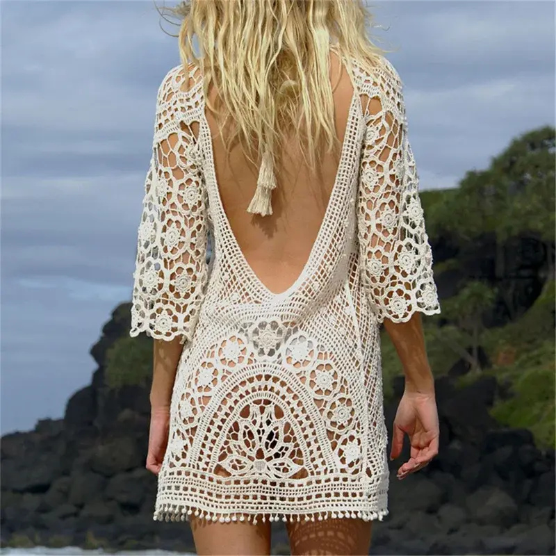 Thumbnail: Lace Beachwear Pareo