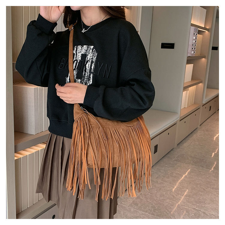 Thumbnail: Tassel Messenger Bag