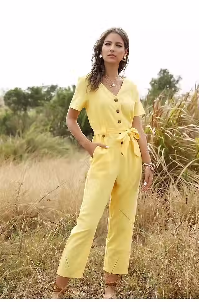 Boho Blossom Sleeveless Jumpsuit