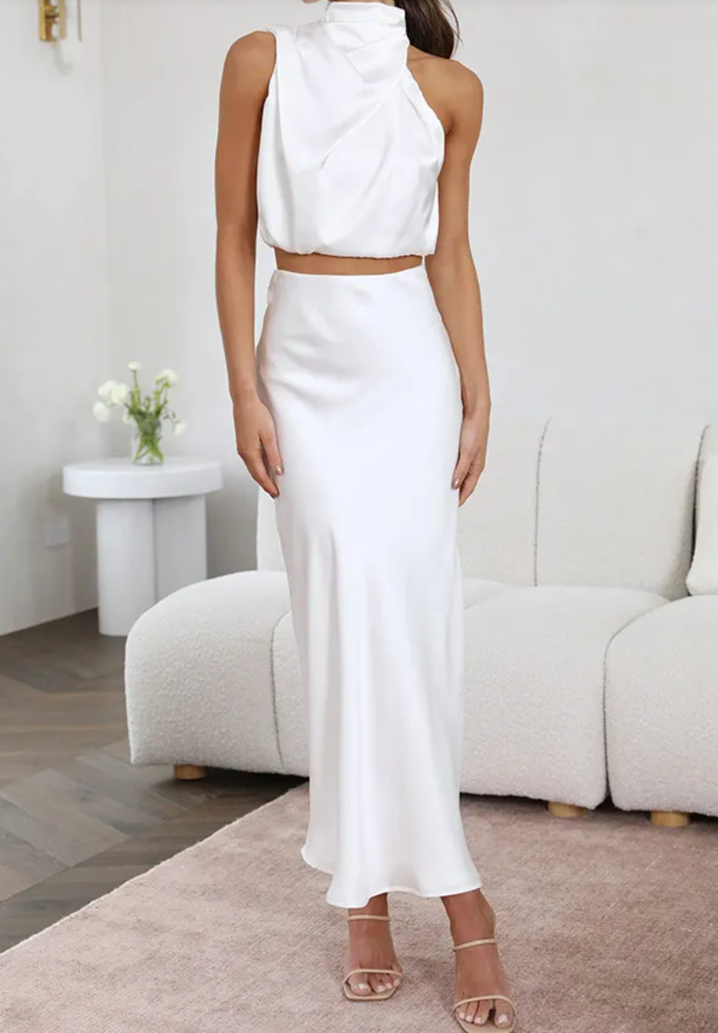 Thumbnail: Satin Two-Piece Set