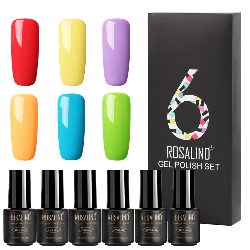 Thumbnail: Nail Gel Polish Set (6 Bottles)