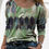Thumbnail: Long Sleeve Retro Geometric Casual Top T-Shirt