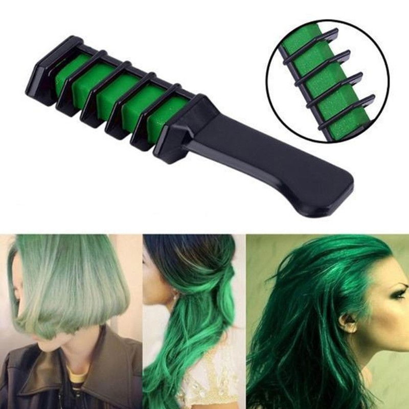 Thumbnail: Mini Disposable Hair Chalk Crayons with Brush