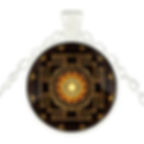Mandala Gem Pendant Necklace