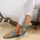 Thumbnail: Summer Denim Casual Slippers
