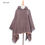Thumbnail: Plaid Ribbon Cape Shawl
