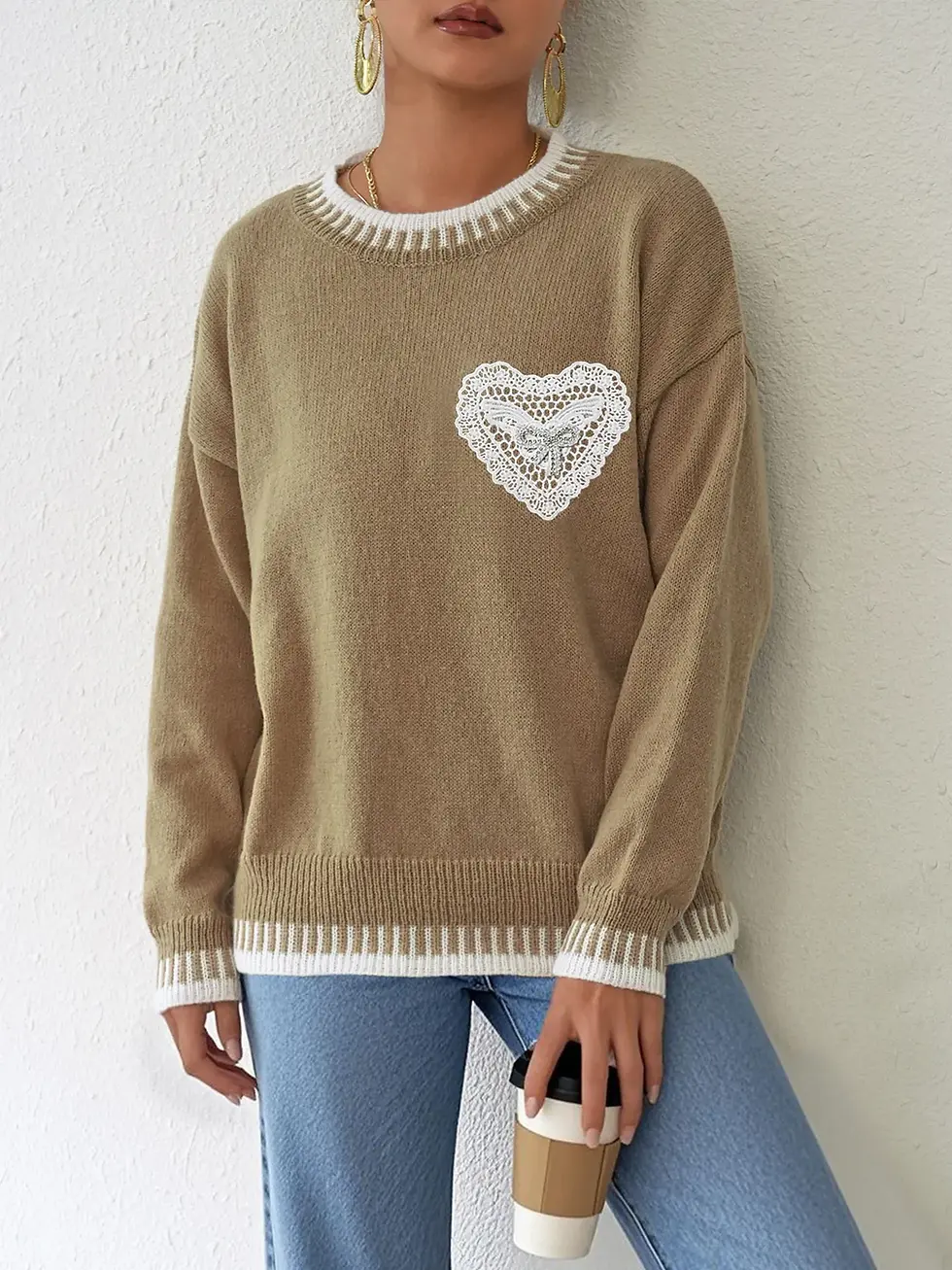 Thumbnail: Love Butterfly Patchwork Plush Sweater 🦋