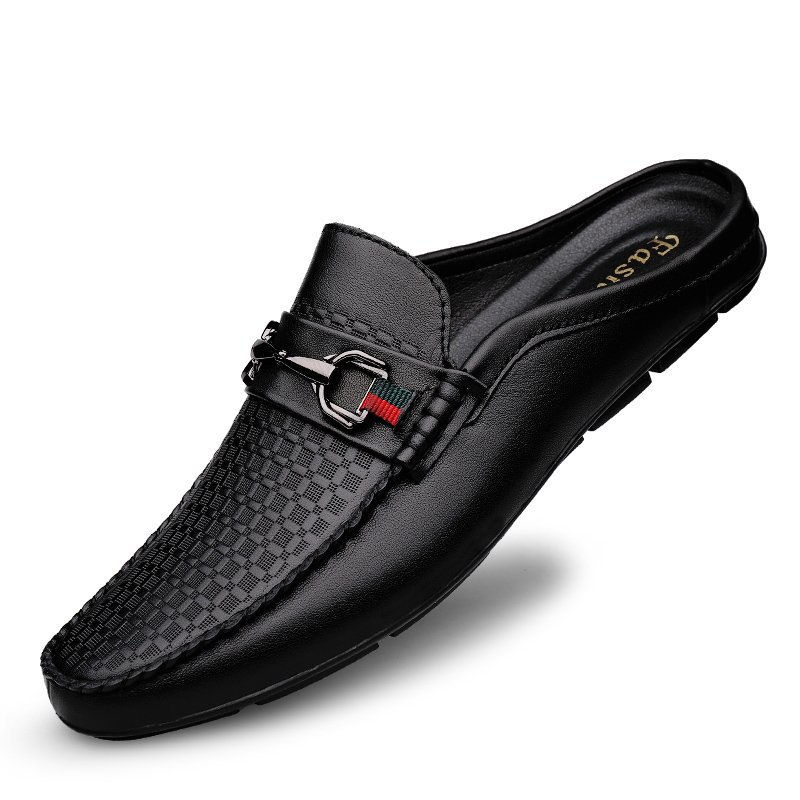 Thumbnail: Estate Silhouette – Handcrafted Artisan Bovine Slip-On Loafers