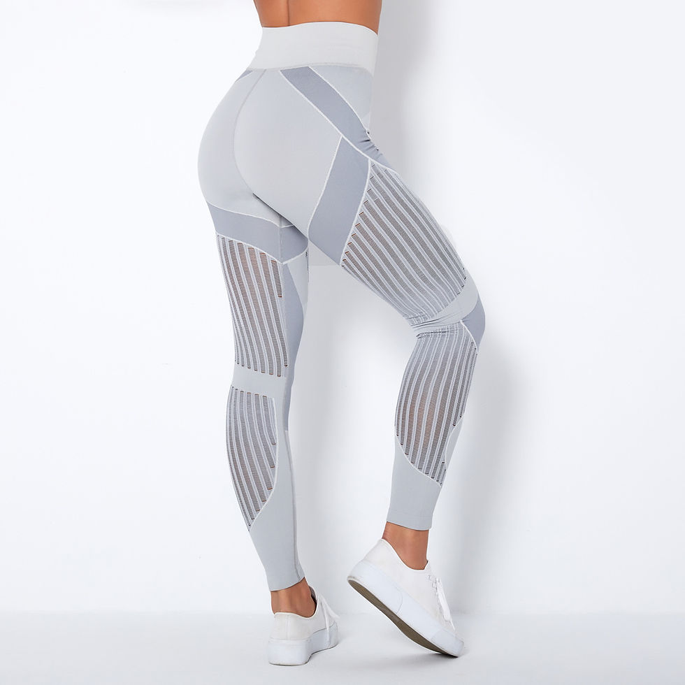 Thumbnail: Kinetic Mesh – Artisan Seamless Knit Yoga Performance Leggings