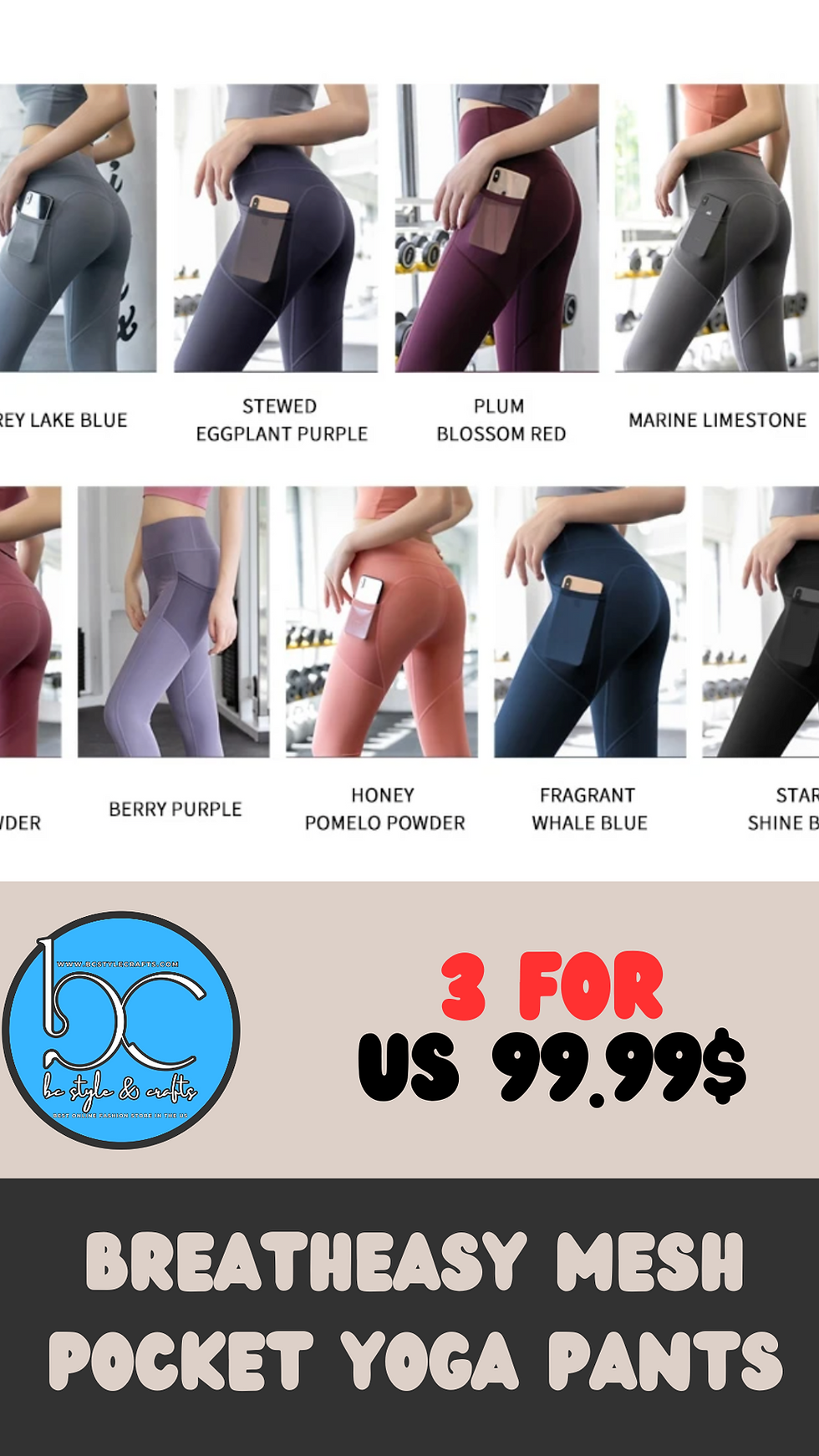 Thumbnail: L’Aube Active – BreathEasy Mesh Pocket Yoga Pants