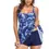 Thumbnail: Plus Size V Neck Floral Printed Swimdress