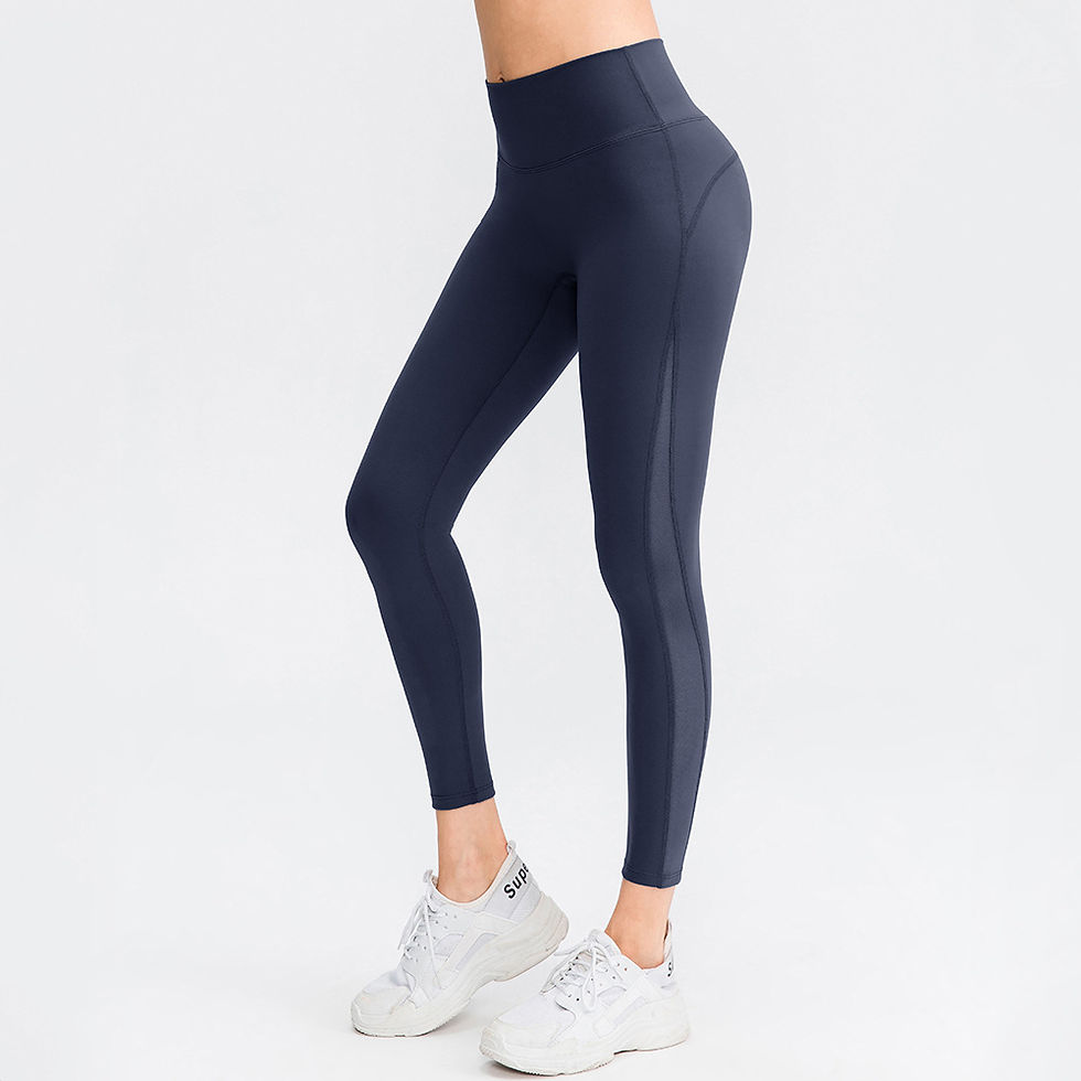 Thumbnail: Metropolitan Kinetic – Artisan Mesh Waist Yoga Performance Leggings