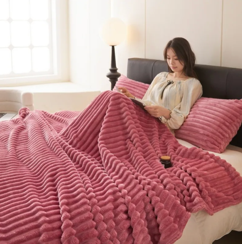 Thumbnail: Rabbit Fur Velvet Blanket