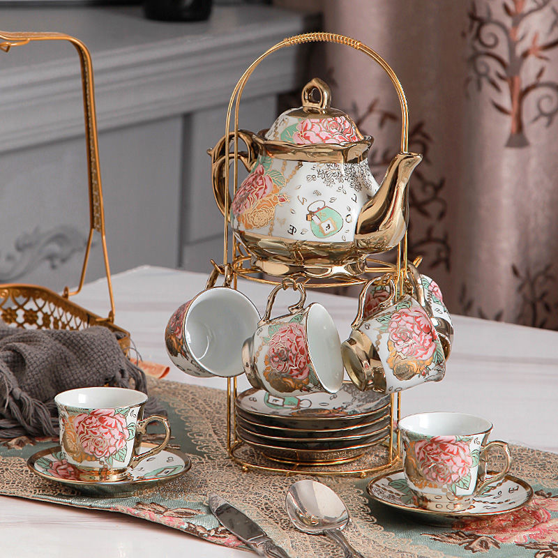 Thumbnail: Fine Bone China Tea Set - 15 Pieces