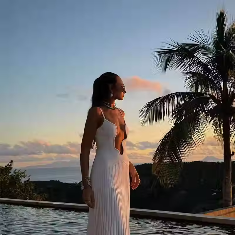 Thumbnail: Glimmering Sands Spliced Maxi