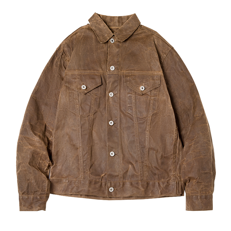 Thumbnail: Almond Sovereign – Waxed Cotton Kinetic Field Shell
