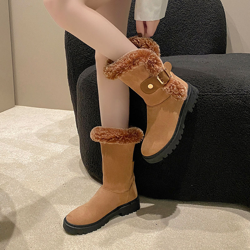 Thumbnail: The Alpine Aura Fleece-lined Snow Boots