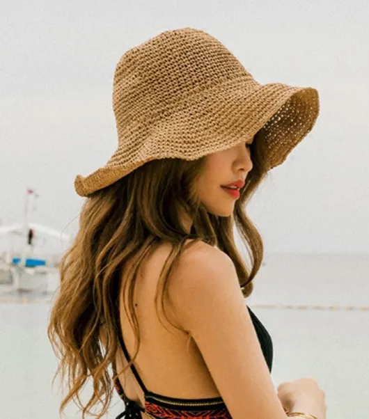 Get beach-ready with our Foldable Straw Beach Hat. Stylish, practical, and perfect for sunny days. Shop now and stay shaded in style!