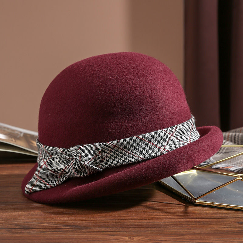 Thumbnail: Retro Wool Bucket Hat