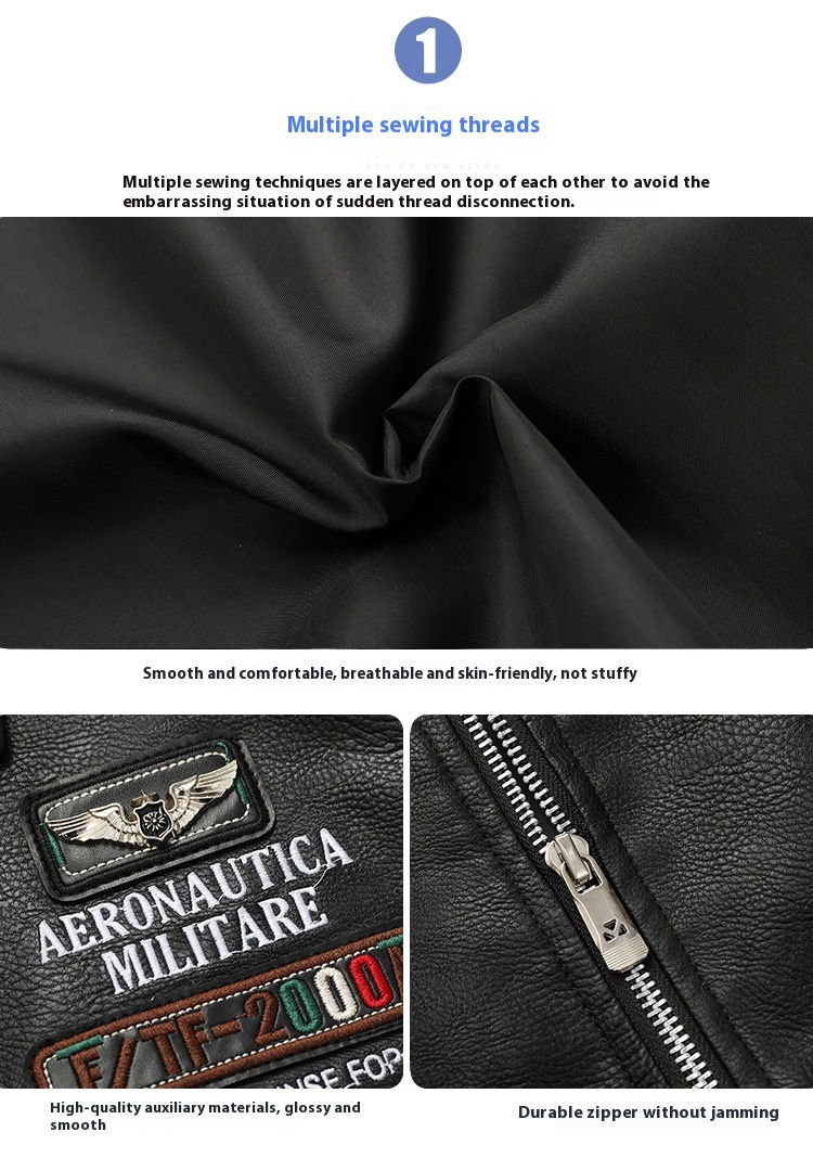 Thumbnail: Urban Sovereign – Urban Aviator Leather Jacket