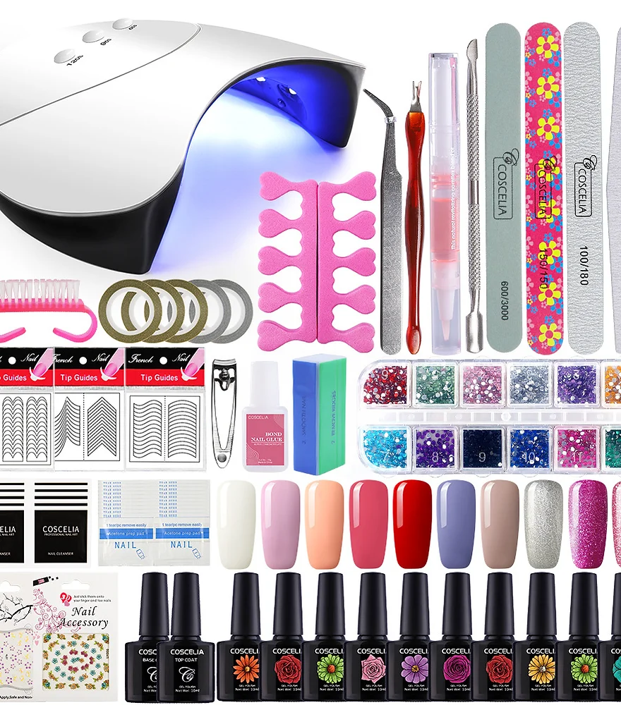 Unleash your creativity with this trendy nail art kit, designed to keep your nails on point with style and flair