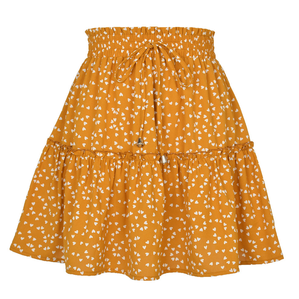 Thumbnail: Midnight Blossom – Artisan High-Waist Pleated Performance Mini