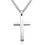 Thumbnail: Engraved Titanium Steel Cross Necklace