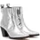 Thumbnail: Silver Elegance British Style High-Heeled Ankle Boots