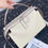 Thumbnail: Cowhide Zipper Crossbody Bag
