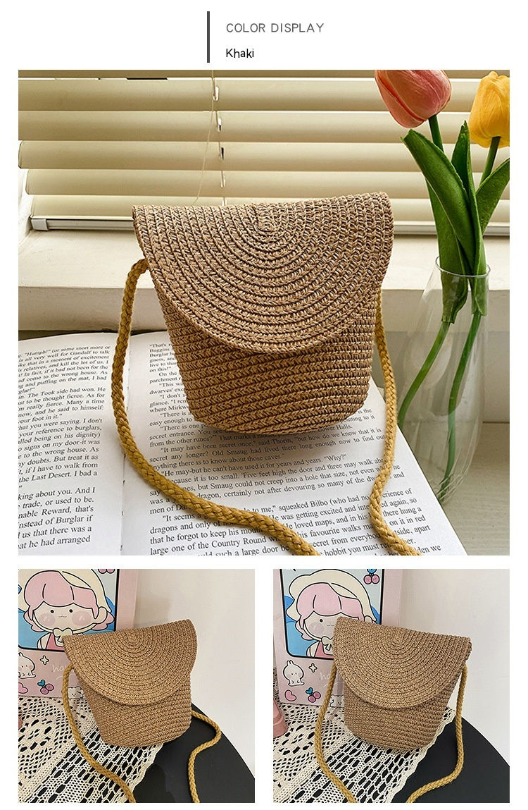 Thumbnail: Straw Crossbody Bag
