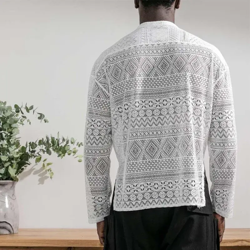 Thumbnail: Long Sleeve Shirt and Shorts Summer Suit