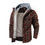 Thumbnail: Fleece Lining Lumberjack Plaid Snap Button Hooded Jacket