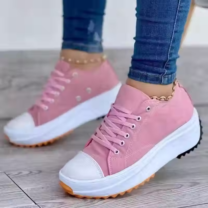 Thumbnail: The Canvas Confetti – Canvas High Top Casual Sneakers
